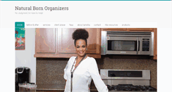Desktop Screenshot of naturalbornorganizers.com